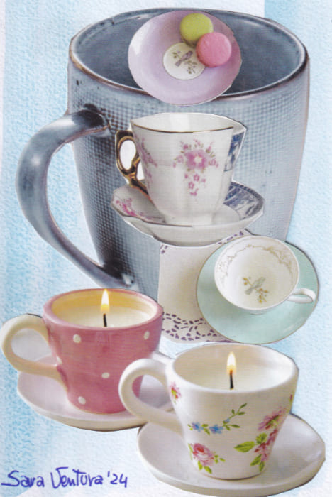 Postkarte Mail-Art Sara Ventura