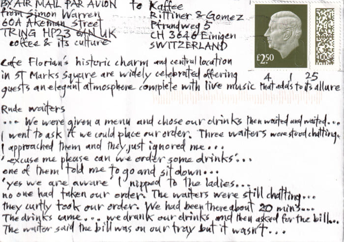 Postkarte Simon Warren Mail-Art