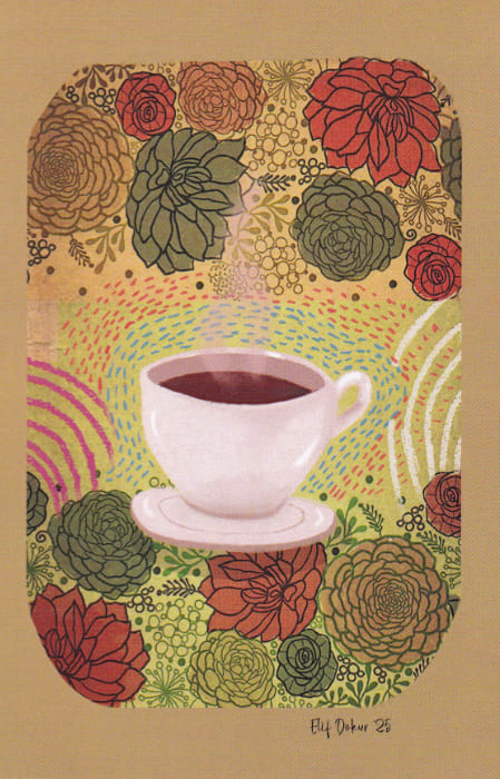 Elif Dokur Postkarte Mail-Art