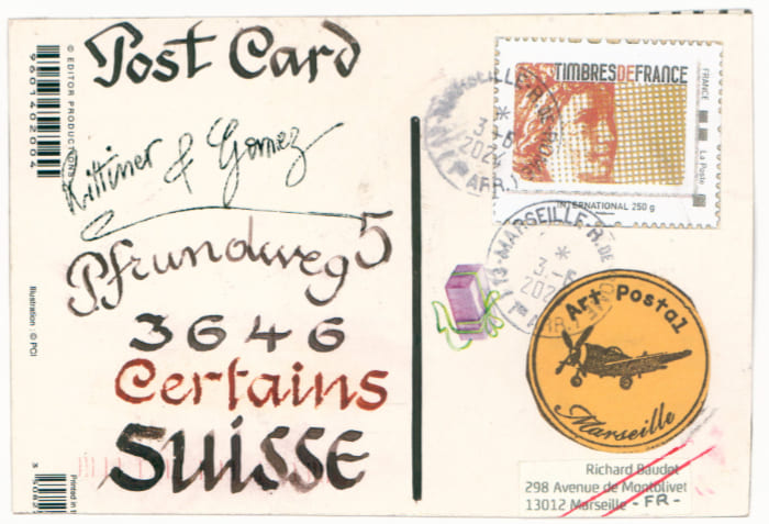 Postkarte Richard Baudet