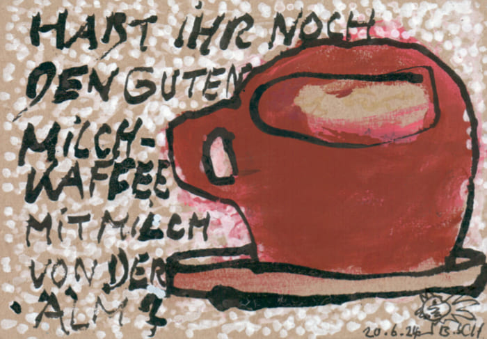 Postkarte Bernd Schneider